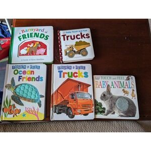 Bundle Of Toddler Touch And Feel Board Books As Is See Description